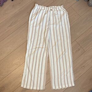 Aeropostale Striped Wide-Leg Pants